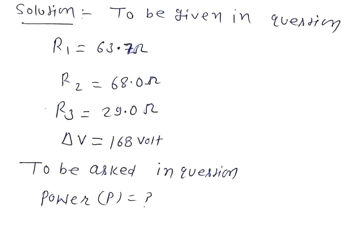 Physics homework question answer, step 1, image 1